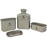 PATHFINDER SCHOOL Titanová sada na vaření PATHFINDER Titanium Canteen Cooking Set