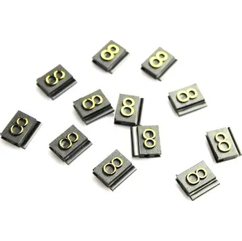 Speciální papír Plastové 3D cenovky náhradní znak 9 zlaté (ZZ9)