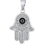 Přívěsek ruka Fátimy z chirurgické oceli KMM57570