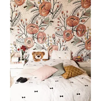 Tapeta Coloray Fototapeta Podzimní sasanka Samolepící Fototapeta Vliesová 250 x 250 cm coloraydecor-f-pw-0132