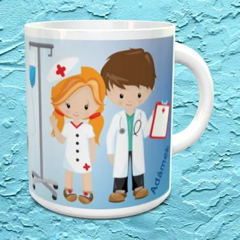 Hrnek se jménem Doktor Bílý Plastový hrnek (+25 Kč)