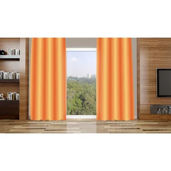 Orbytex Zatemňovací závěs hotový - duha oranžová 08 Rozměry: Š/V 145x150 (1ks), Vršek závěsu: ŘASÍCÍ STUHA