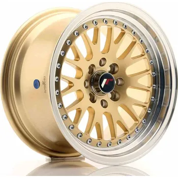 Alu kolo JR Wheels JR10 15x8 ET20 4x100/108 Gold w/Machined Lip