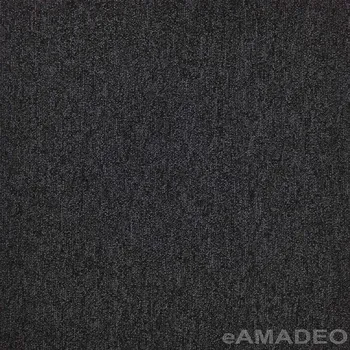 Koberec Modulyss Belgie First Forward 990 - černé - 50x50 cm