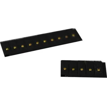 Samolepící etiketa Plastové 3D cenovky náhradní znak tečka zlatá (T16Z)