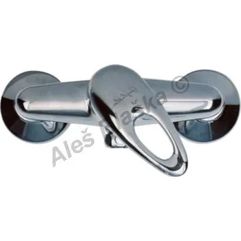 Vodovodní baterie GUGLIELMI - Itálie | GEOS GS 5800 páková nástěnná sprchová bez příslušenství (vodovodní baterie) - SATIN GS5800