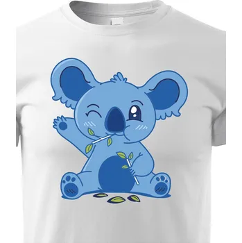 Dětské triko Koala, Barva Bílá, Velikost 146 cm/10 roků, Canvas Dětské tričko Bezvatriko.cz 1098