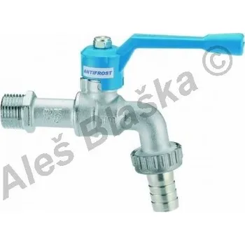 Instalatérský materiál CIMBERIO VALVE - Itálie | Kulový kohout (ventil) zahradní MRAZUVZDORNÝ s připojením na hadici - 1/2" CIM34/1