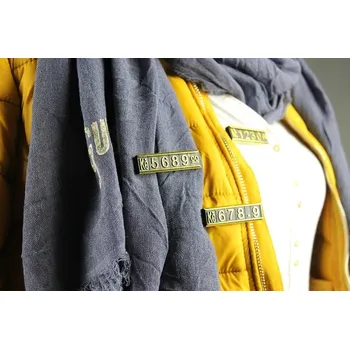 Samolepící etiketa 3D cenovky zlaté na šaty Kč (EZL2)