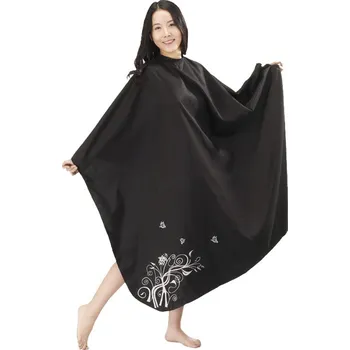 Příslušenství k barvení vlasů MILA pláštěnka na stříhání TREE černá