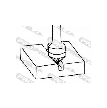 Příslušenství k frézce Technická fréza tvrdokovová, záhlubník 90°, FREZA, K1608x06
