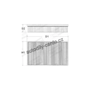 Vzduchový filtr Vzduchový filtr CHAMPION (CH U584/606) - SEAT