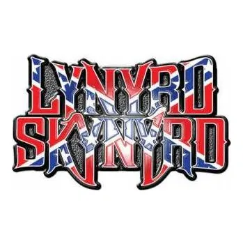 Merch Lynyrd Skynyrd: Placka Flag Logo Lynyrd Skynyrd