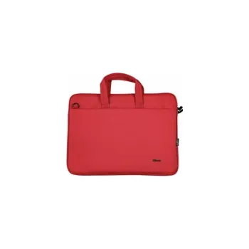 brašna na notebook TRUST Pouzdro na notebook 16" Bologna Slim Laptop Bag Eco, červená