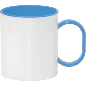 Plastový lehký modrý hrnek s Vaší fotkou 0,3 l