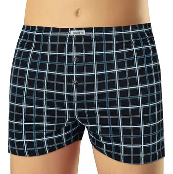 Trenýrky Andrie PS 5609 černé pánské trenýrky Barva: černá, Velikost: M