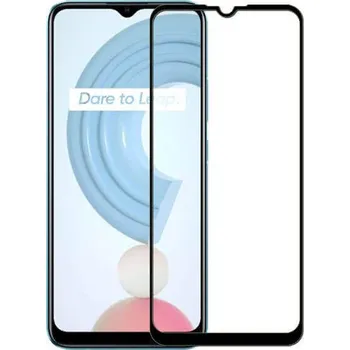 3x Picasee 3D tvrzené sklo s rámečkem pro Realme C11 (2021) - černé - 2+1 zdarma