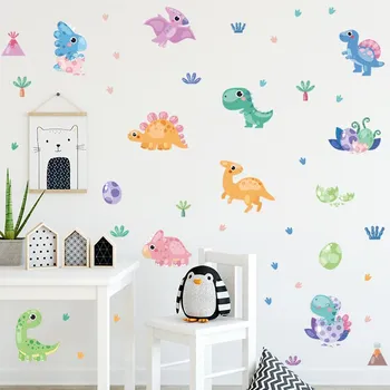 Samolepící dekorace Samolepka na zeď "Dinosauři 6" 63x67cm