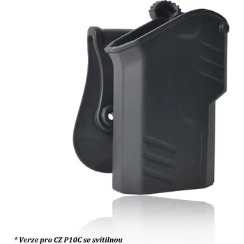 Příslušenství pro sportovní střelbu Pistolové pouzdro pro CZ P10C T-ThumbSmart Cytac® + verze pro CZ P10C se svítilnou Nightstick TM-550XLS Verze: CZ P10 C se svítilnou Nightstick TM-550XLS