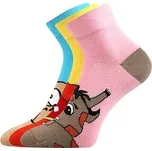 Dámské ponožky Boma JITULKA - balení 3 páry v barevném mixu 23-25 (35-38) mix B