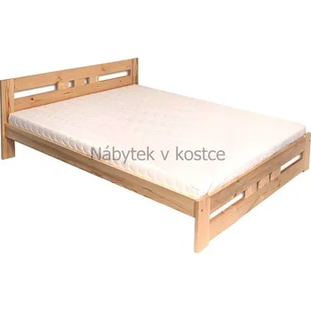 Komoda Manželská postel z masívu Alegra DEJ84 Barevné provedení: Dub, Rozměry: 120 x 200 cm