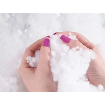 Výplň do polštáře Výplň do polštářů polyesterové kuličky z dutého vlákna 300 g