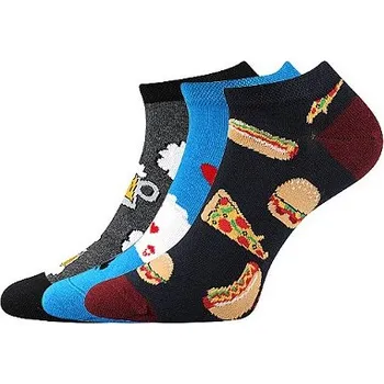 Pánské ponožky Ponožky Lonka DEDON - balení 3 různé páry mix D 39-42 (26-28)