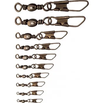 Obratlík s Karabinkou DAM Barrel Swivel with Strenght Guarantee Velikost 2/18kg