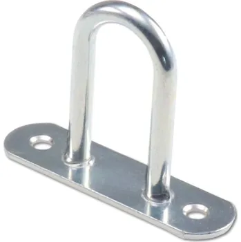 Přívěs Třmen oblý pro upnutí plachty vysoký 53mm, pozink