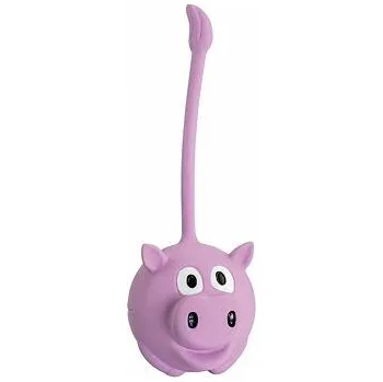 Hračka pro psa HIP HOP Prasátko míček s vysokým ocáskem 8x20cm, se zvukem, latex