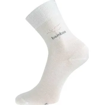 Pánské ponožky KRISTIÁN bambusové ponožky Boma 23-25 (35-38) bílá