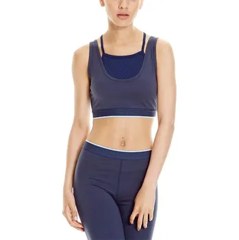 Dámské oblečení BENCH tílko - Paneled Bra Top Blue (BL056)