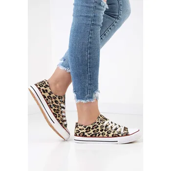 Dámské tenisky GOMER Leopardí oldschool tenisky SM26LEO Velikost: 40