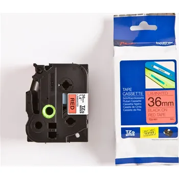 Pásek do tiskárny Páska Brother TZE-461 (Černý tisk/červený podklad)