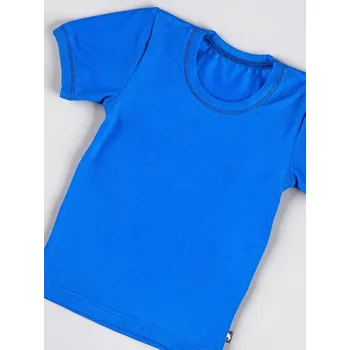 Pánské tričko Triko krátký rukáv - královská modrá, Duomamas Velikost: 80