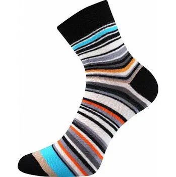 Ponožky Boma JANA 53 - balení 3 páry v barevném mixu 23-25 (35-38) mix