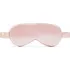 Škraboška na spaní Crystallove Silk Eye Mask maska na spaní růžová
