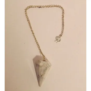 Náhrdelník Kyvadlo Howlit Magnezit