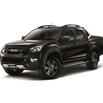 Nosič kol Příčníky Thule SmartRack XT Alu Isuzu D-Max Crew Cab 2012-2020 s podélníky
