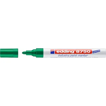 Průmyslový lakový popisovač edding 8750, zelený, 2-4 mm, 10 ks/bal.