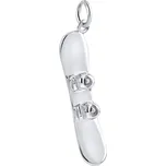 Stříbrný přívěsek snowboard