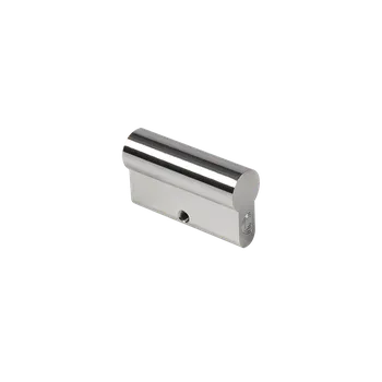 Vložka do dveří LOCINOX® slepá cylindrická vložka EURO 54mm, niklová, šroub M5x65mm