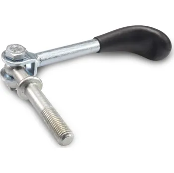 Přívěs k motorovému vozidlu KNOTT Klička držáku opěrného kolečka M12x60 mm (k držáku 48 mm) sklopná