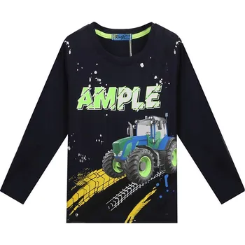Chlapecké tričko CHLAPECKÉ TRIČKO S TRAKTOREM HC0709Q Velikost: 122/128, Barva: Tmavě modrá