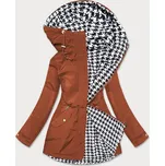 Dámská oboustranná bunda M-163 - LHD hnědá mix 2XL