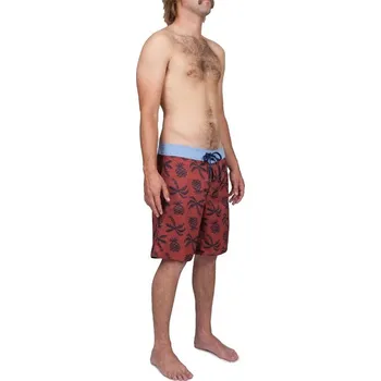 Pánské kraťasy BRIXTON kraťasy - Barge Burgundy 0702 (0702)