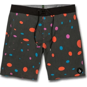 Pánské oblečení VOLCOM plavky - Pseudo Stoney 19" Black (BLK)
