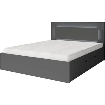 Postel Sconto Fino 160 x 200 cm grafitová