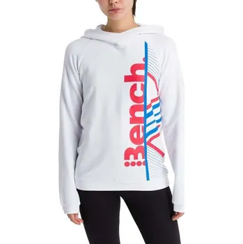 Pánská mikina BENCH mikina - Active Logo Hoodie Bright White (WH11185)