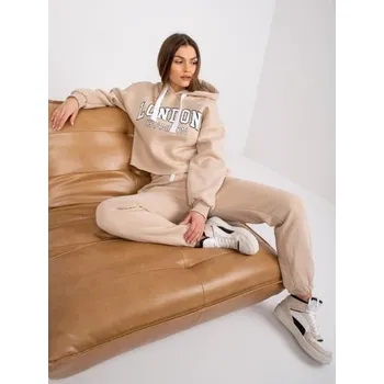 Dámská souprava s nápisem LARAINA béžová